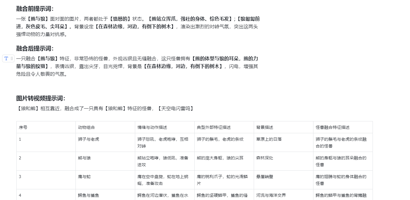 最近很火的AI动物融合视频拆解，详细制作教程-知赚网